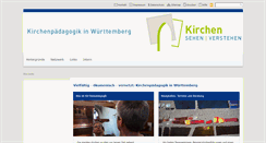 Desktop Screenshot of kirche-raum-paedagogik.de